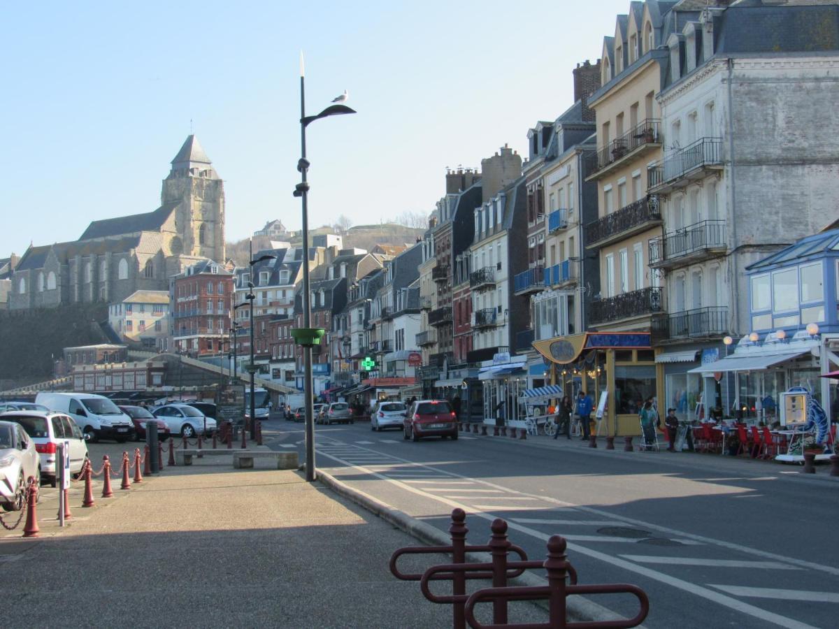 Entre Mer Et Falaises Le Tréport Esterno foto